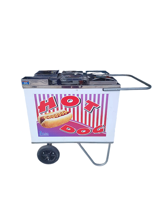 CARRINHO EXPOSITOR COM RODAS PNEUMATICAS /GS