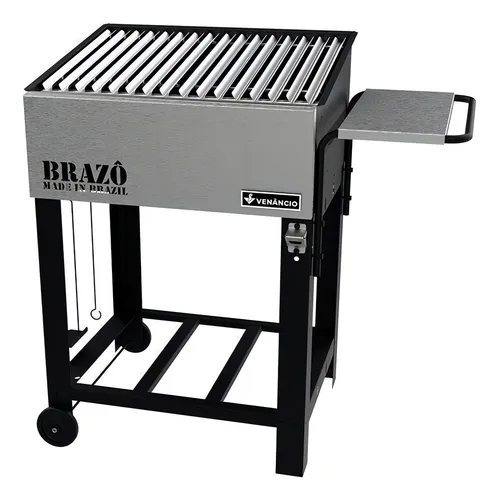 CHURRASQUEIRA PORTÁTIL PARRILLA BRAZÔ CARVÃO/LENHA