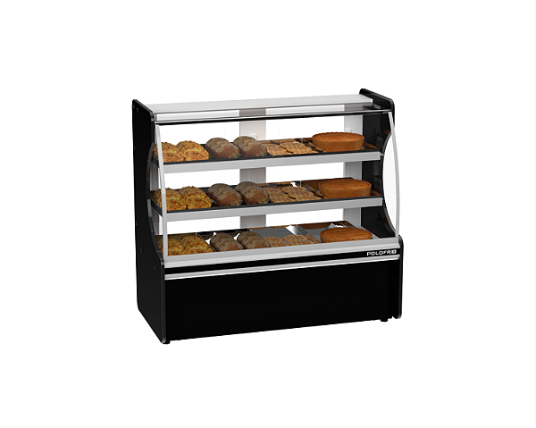 VITRINE ESTUFA CLASSIC C/ 9 BANDEJA INOX VR COM LED 0,85