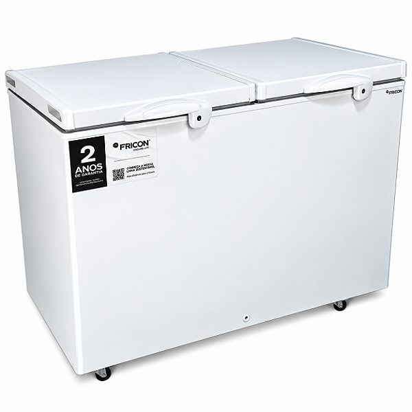 Freezer Horizontal Fricon 411 Litros 220V Porta de Chapa