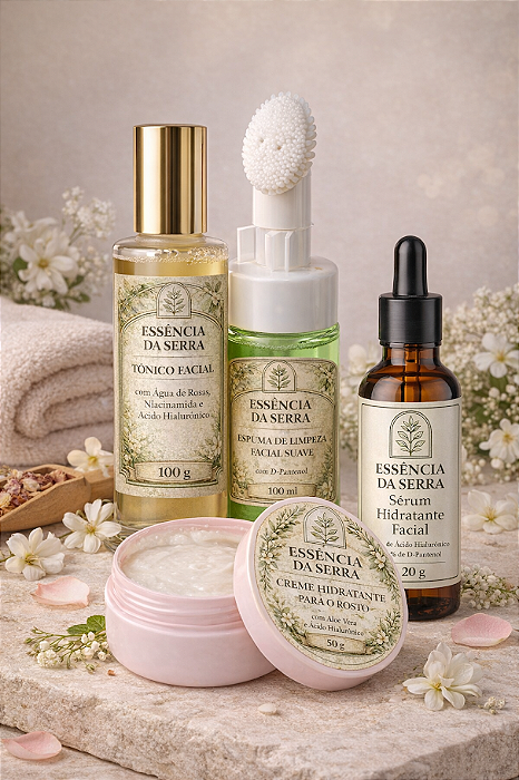 kit skin care Essência da Serra