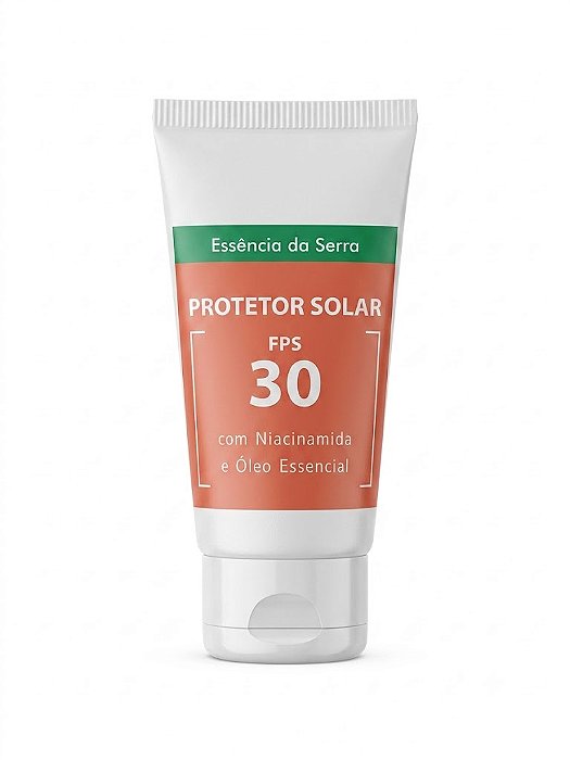 Protetor Solar com Óxido de Zinco, Niacinamida, Manteigas e Óleos Essenciais