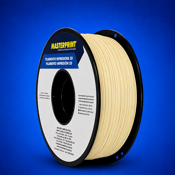 Filamento 3D PLA 1,75mm Masterprint 1Kg CREME ICECREAM