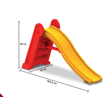 Escorregador Desmontável de Plástico - Diversão que Desenvolve