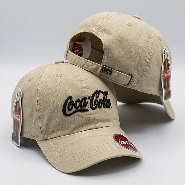 Coca Cola Frontal Bege e Preto