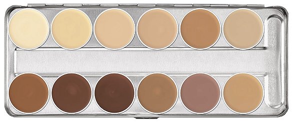 Paleta Dermacolor Kryolan 12 Cores BRASIL