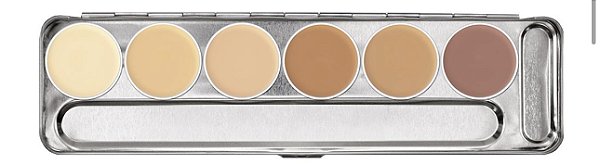 Paleta Dermacolor Kryolan 6 Cores BP2