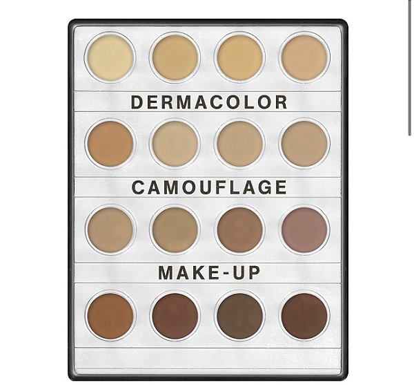 Mini Paleta Kryolan 16 cores 12g cor 01