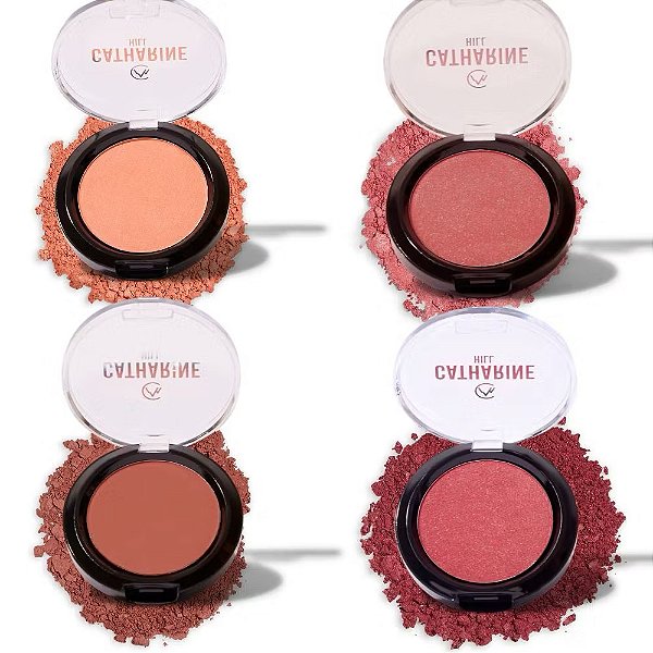 Blush compacto em pó Catharine Hill