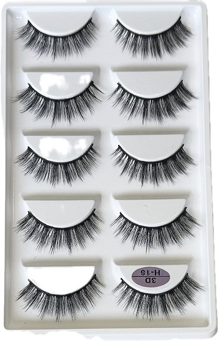 Cílios H16 5 pares