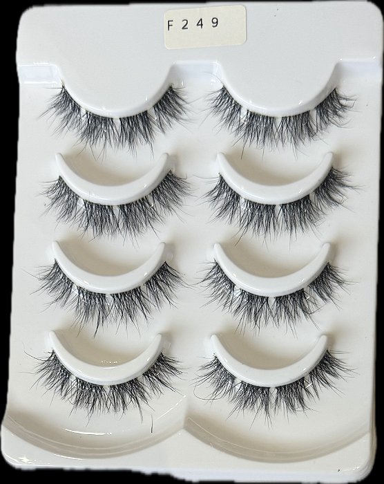Cílios 4 pares F249