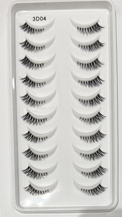 Cílios 10 pares 3D04