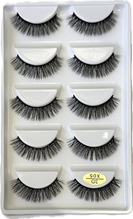 Cílios 3D X05 5 pares