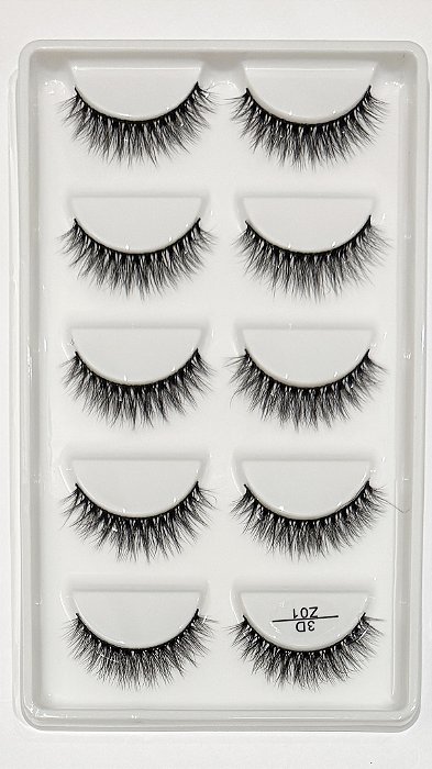 Cílios Z01 5 pares