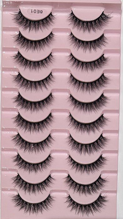 Cílios 8E01 10 pares
