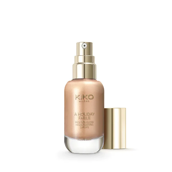 Iluminador Líquido A Holiday Fable Molten Glow Highlighting Drops Kiko Milano