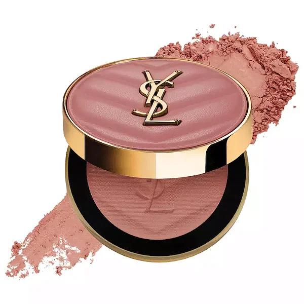 Make Me Blush 24H YSL 23 Hot Mauve Buildable Powder Blush
