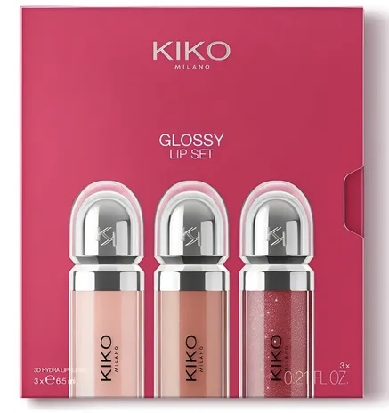 Kit de mini Gloss KIKO Milano Glossy Lip Set - #03