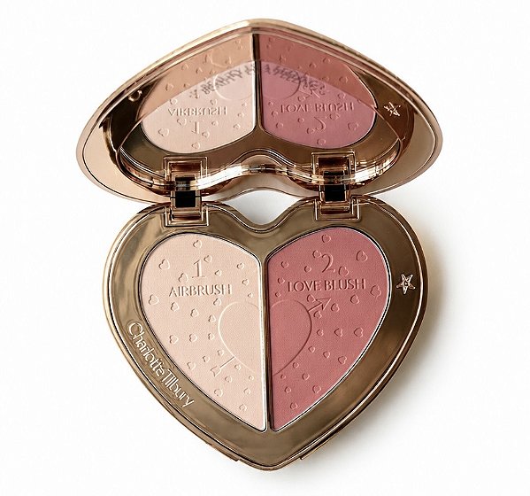 Paleta Charlotte Tilbury Pillow Talk Beauty Soulmates Brighten & Blush Powder Palette Pillow Talk Cor: Flawless Rosewood