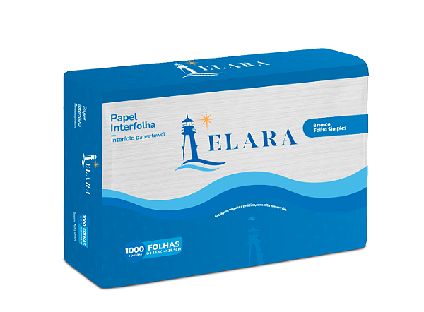 Papel Toalha Interfolhado Branco 1000 Folhas