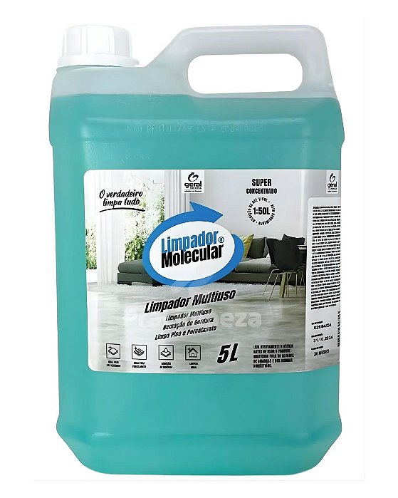Desinfetante Hospitalar Limpador Molecular 5L