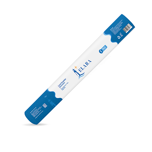 Lençol Hospitalar Branco 50cm x 50m - 1 Rolo