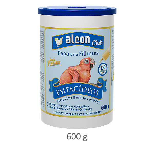 Alcon Club Papa para Filhotes Psitacídeos 600 g