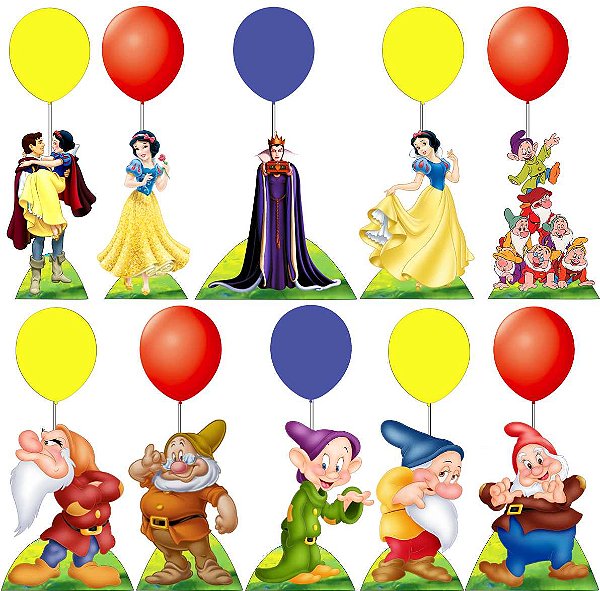 Branca de Neve Centro de Mesa