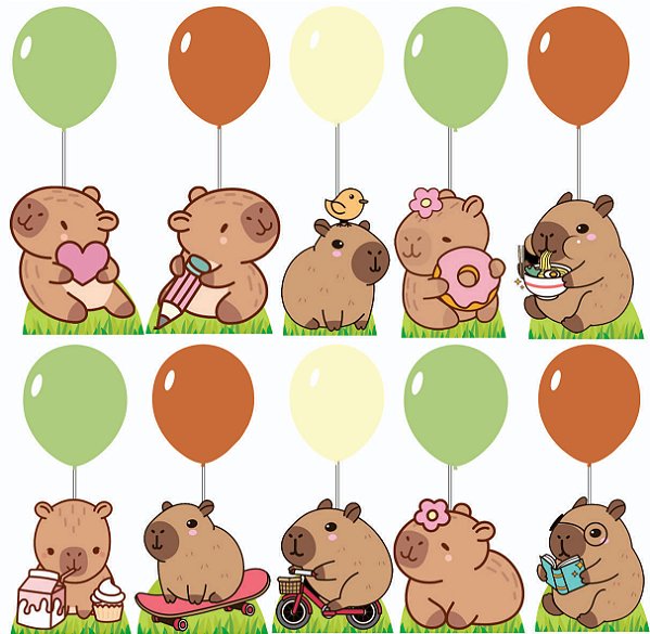 Capivara Centro de Mesa