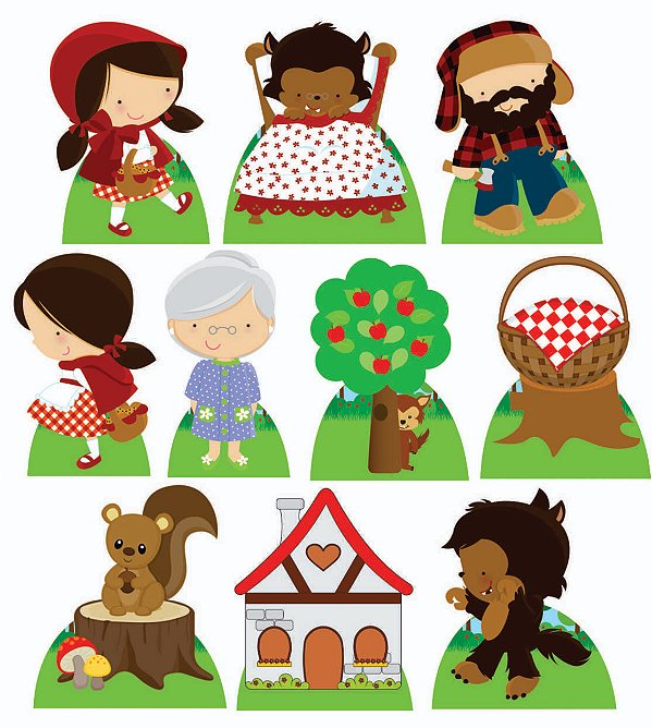 Chapeuzinho Vermelho Displays