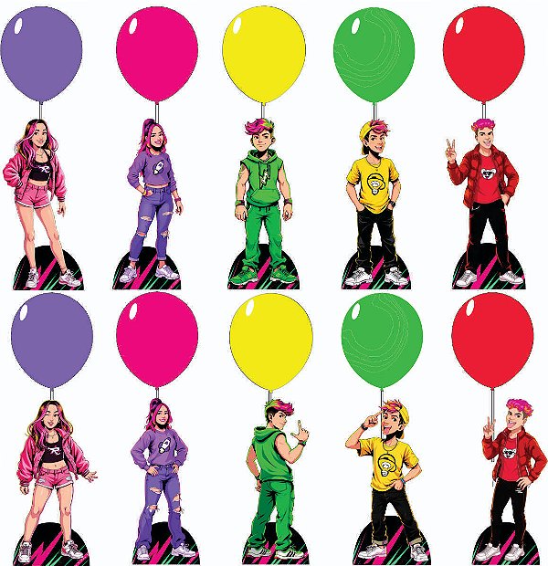 Emily e Vick Centro de Mesa