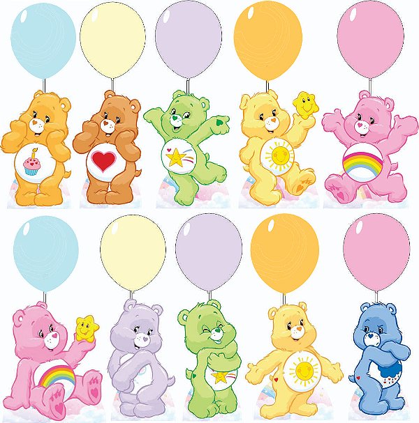 Ursinhos Carinhosos Centro de Mesa