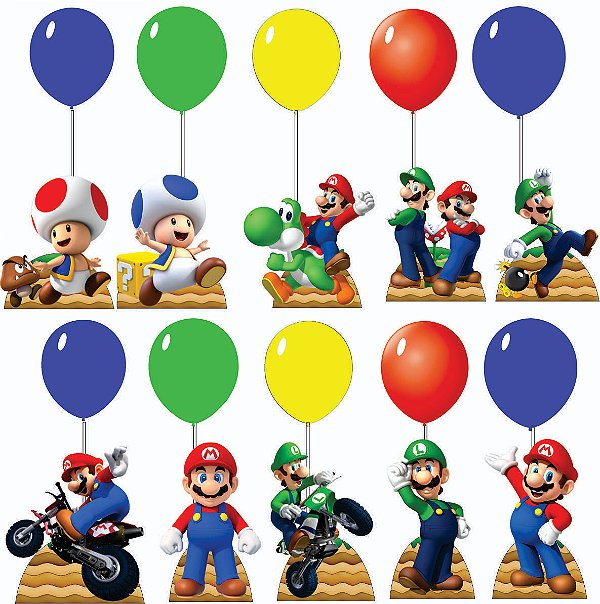 Mario Bros Centro de Mesa