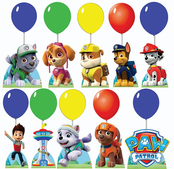 Patrulha Canina Centro de Mesa