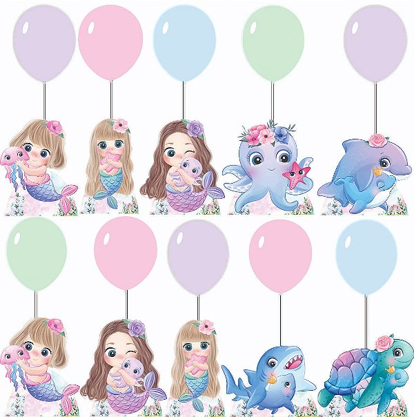 Sereia Cut Centro de Mesa