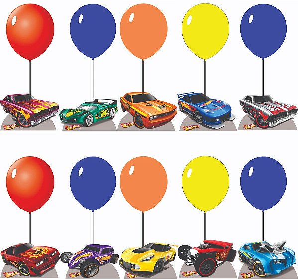 Hotwheels Centro de Mesa