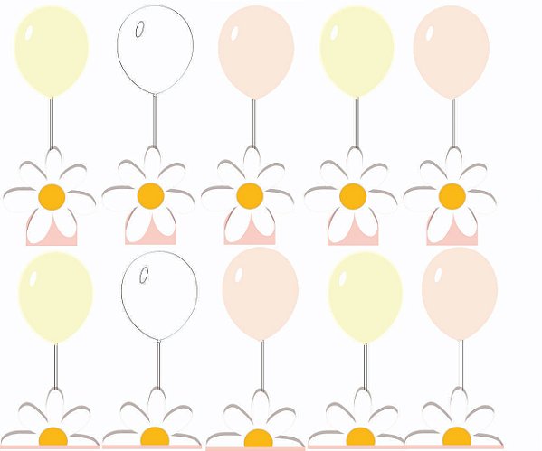 Margarida Centro de Mesa