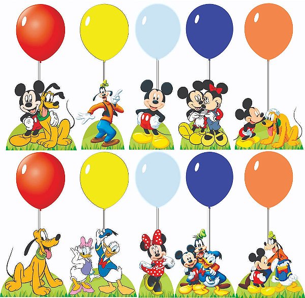 Turma do Mickey Centro de Mesa