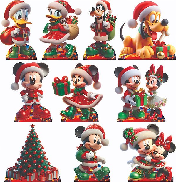 Turma do Mickey Natal Displays