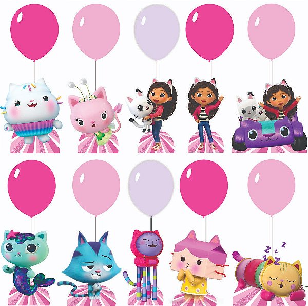 A CASA MÁGICA DA GABBY CENTRO DE MESA