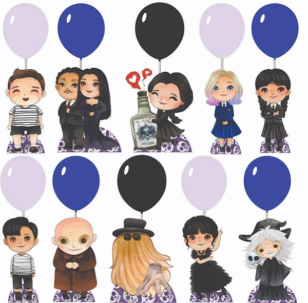 Wandinha Cut Centro de Mesa