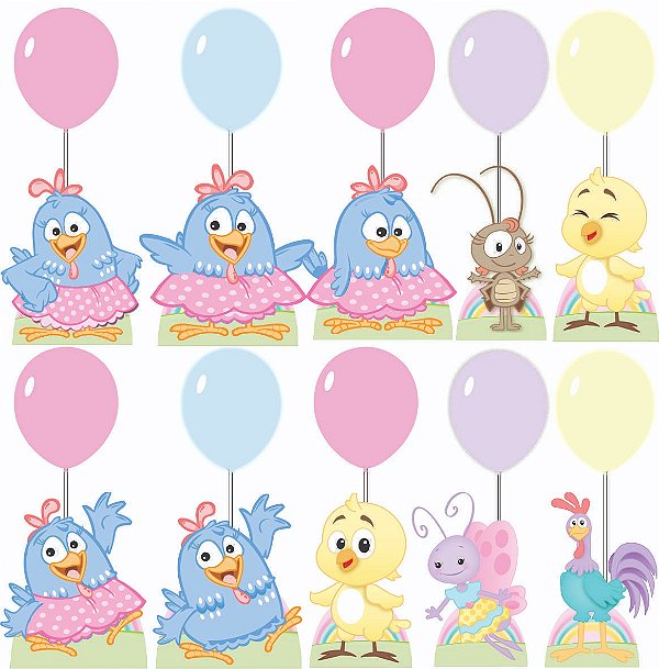 Galinha Pintadinha Candy Centro de Mesa