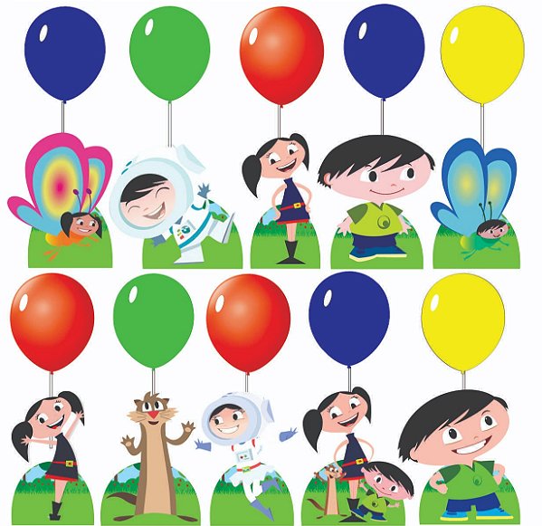 Show da Luna Centro de Mesa