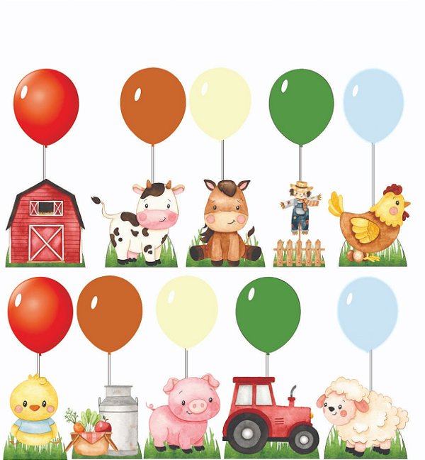 Fazendinha Centro de Mesa