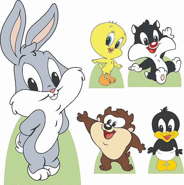 Looney Tunes 1 Display de Chão e 4 de Mesa