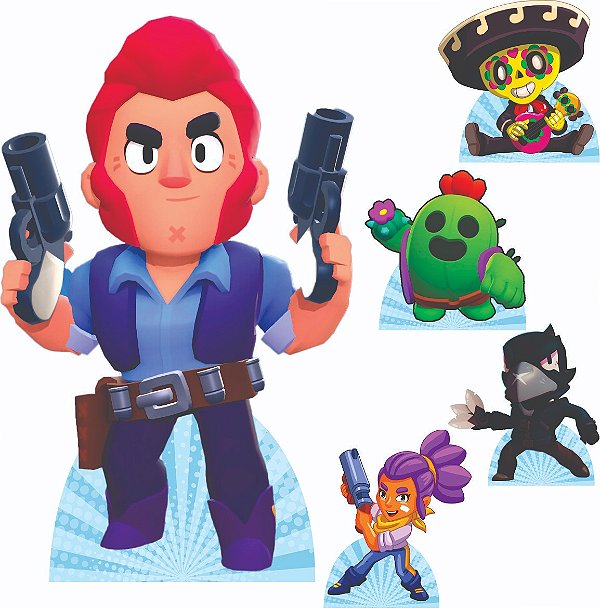 Brawl Stars 1 Display de Chão e 4 de Mesa