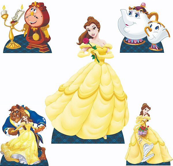 Bela e a Fera 1 Display de Chão e 4 de Mesa