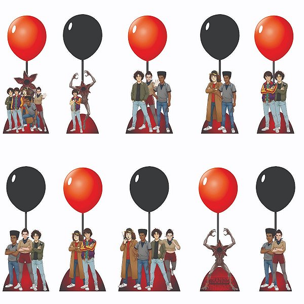 Stranger Things Centro de Mesa