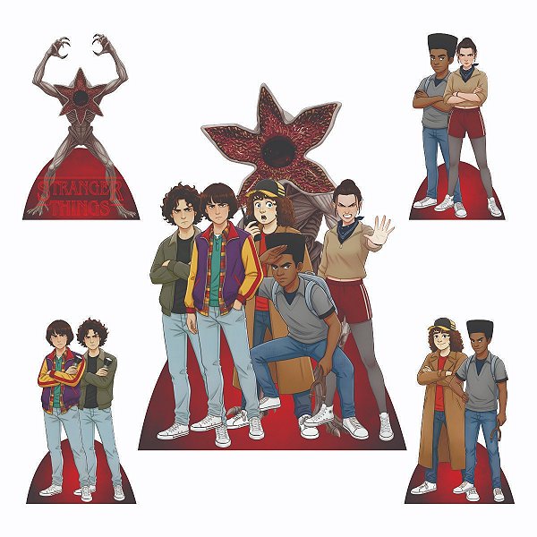 Stranger Things 1 Display de Chão e 4 de Mesa
