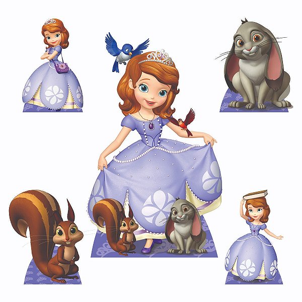 Princesinha Sofia 1 Display de Chão e 4 de Mesa